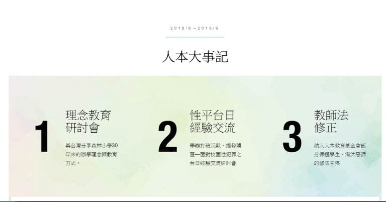 Read more about the article 2019人本大事記