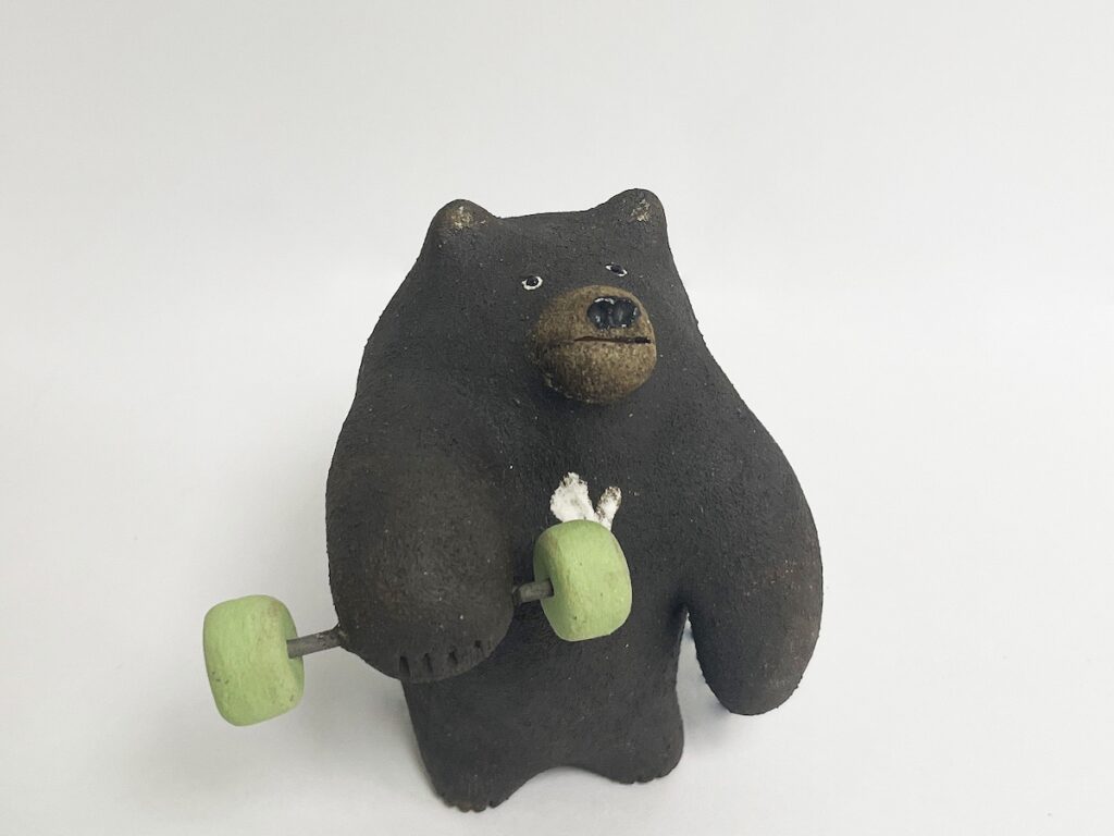 常玉蘭《重訓熊》