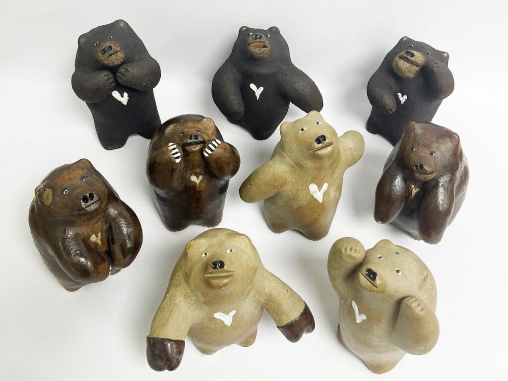 常玉蘭《黑熊、棕熊》