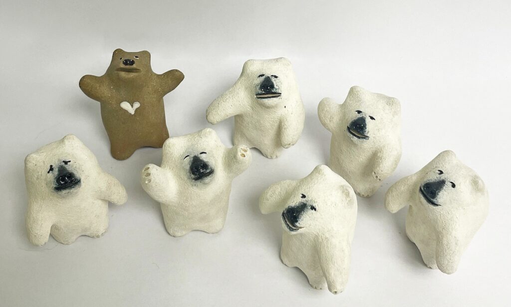 常玉蘭《小熊們》