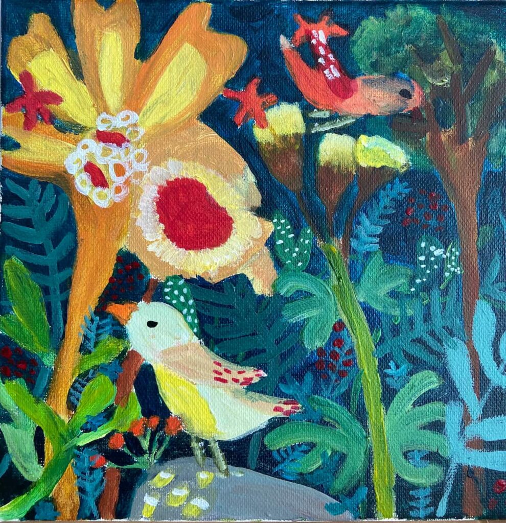 陳語甜《森林中的小小鳥》(已售出)