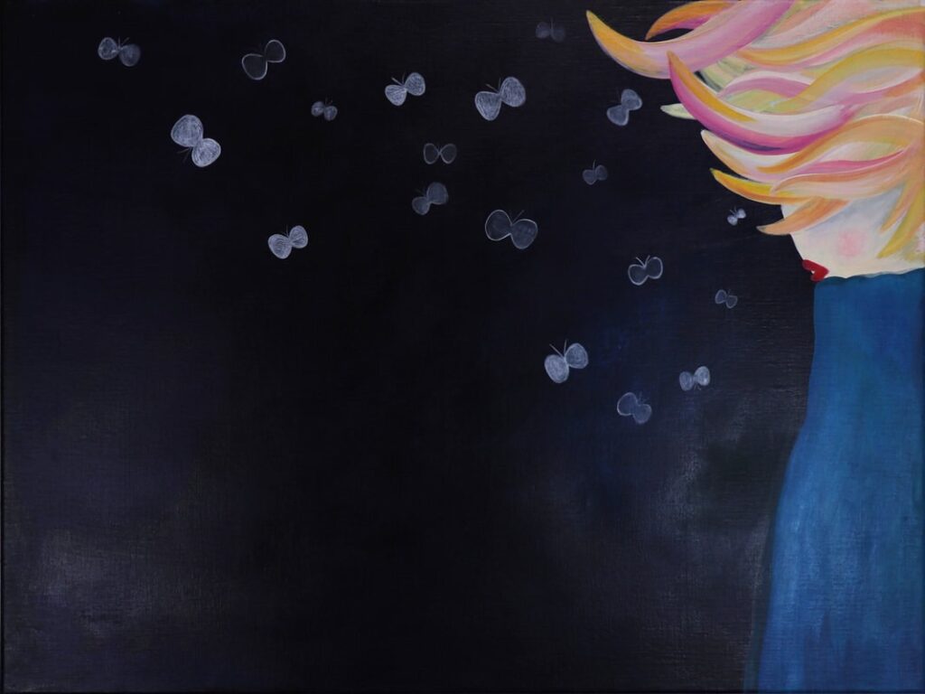 吉娜兒《黑 暗 裡 有 什 麼 In the dark 2021》(已售出)