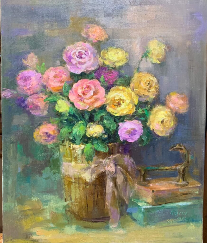 林桂英《花與靜物》
