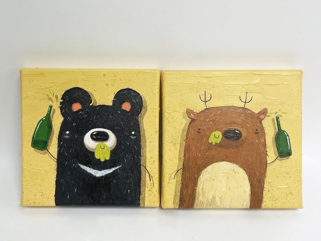 小P《臺灣ㄎㄧ尢熊 沒ㄎㄧ尢鹿》(已售出)