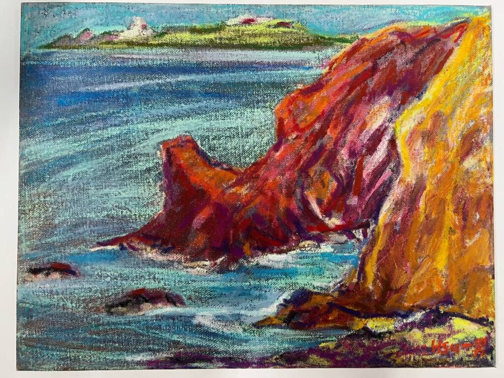 許一男《七美獅岩》