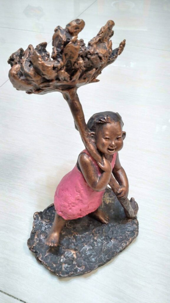 王展訪《欣花怒放》(已售出)