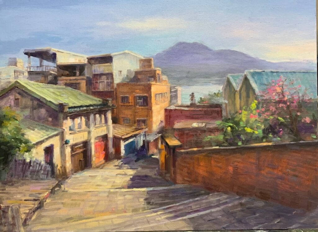 林桂英《老街風情》