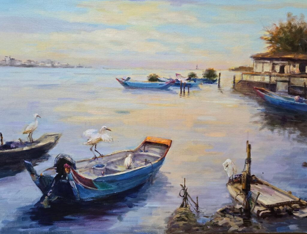 林桂英《金色水岸》