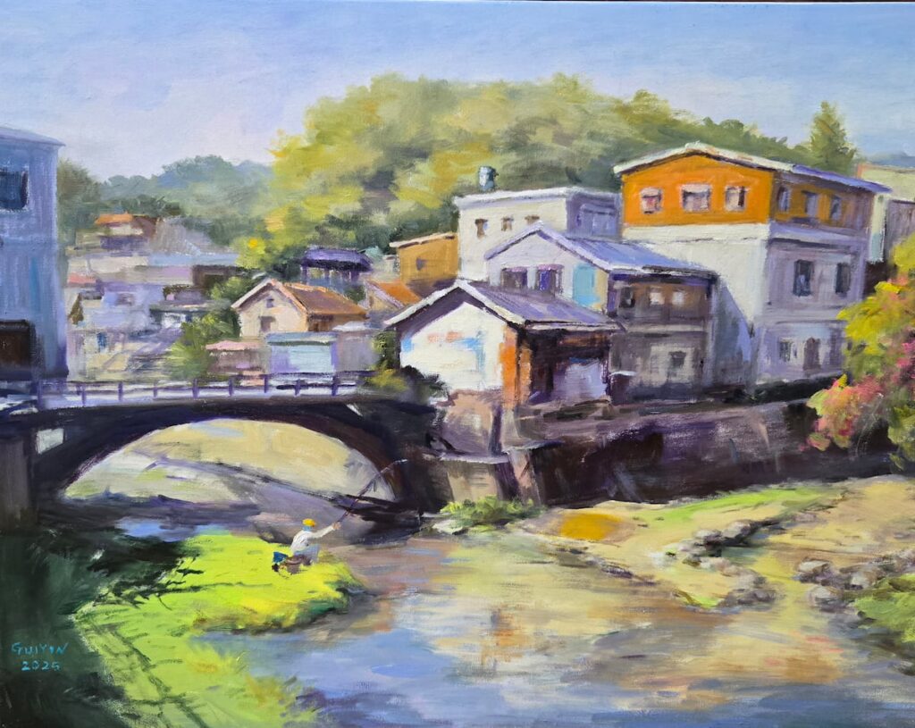 林桂英《雙溪河畔》