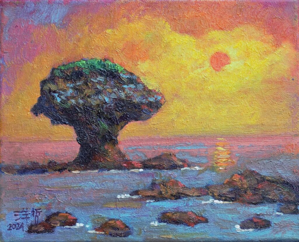 劉洋哲《夕照小琉球》