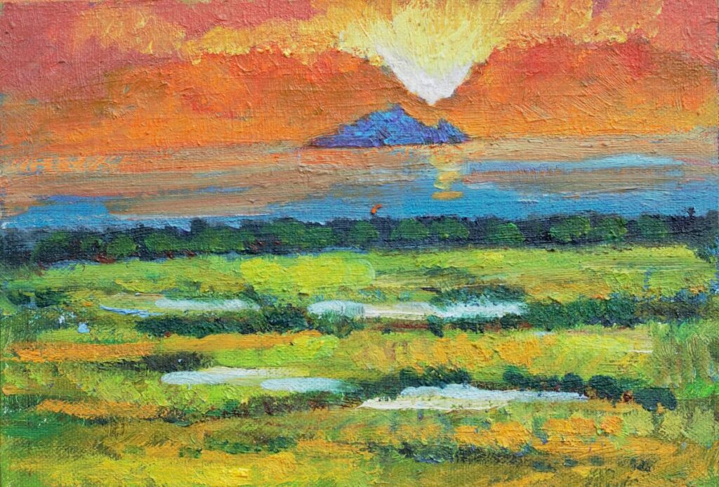 劉洋哲《龜山島日出》