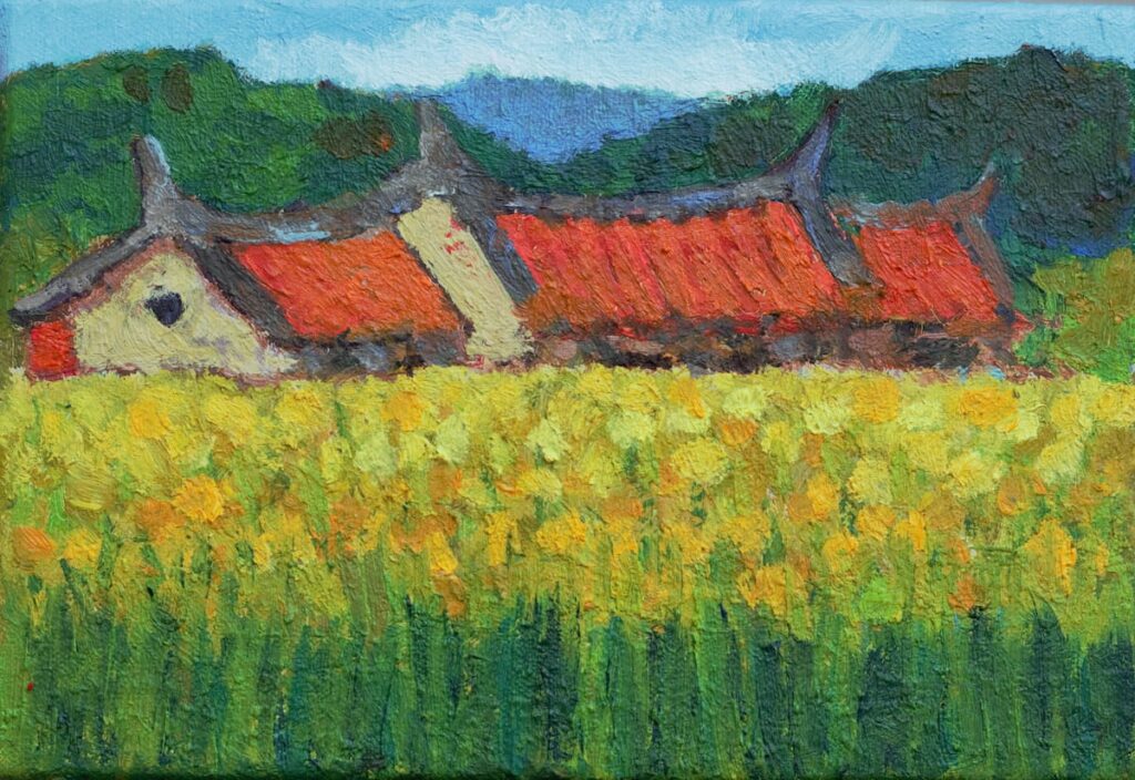 劉洋哲《新埔三合院》