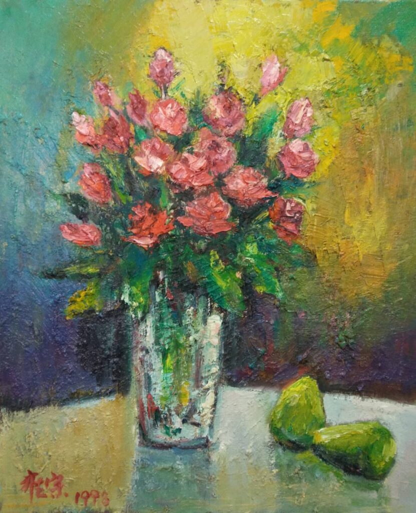 顏雍宗《爭艷》